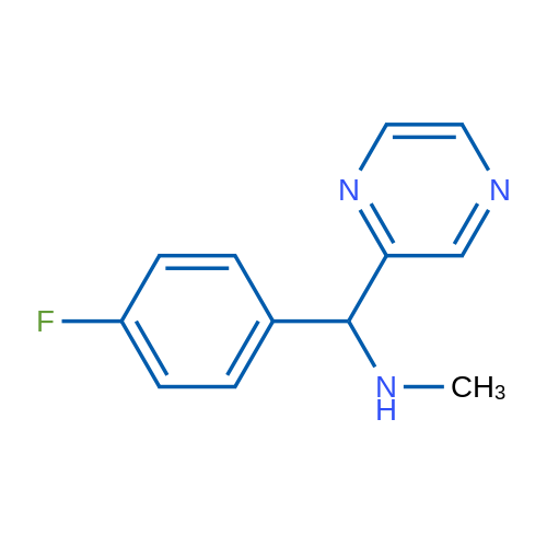 [(4-Fluorophenyl)(pyrazin-2-yl)methyl](methyl)amine 1g