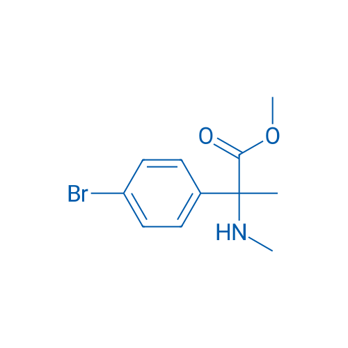 Methyl 2-(4-bromophenyl)-2-(methylamino)propanoate 1g