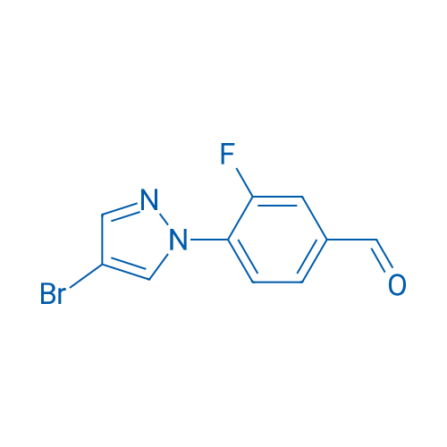 4-(4-Bromo-1h-pyrazol-1-yl)-3-fluorobenzaldehyde 1g