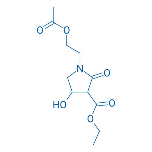 Ethyl 1-(2-acetoxyethyl)-4-hydroxy-2-oxopyrrolidine-3-carboxylate 1g