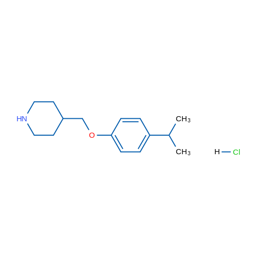 4-((4-Isopropylphenoxy)methyl)piperidine hydrochloride 5g