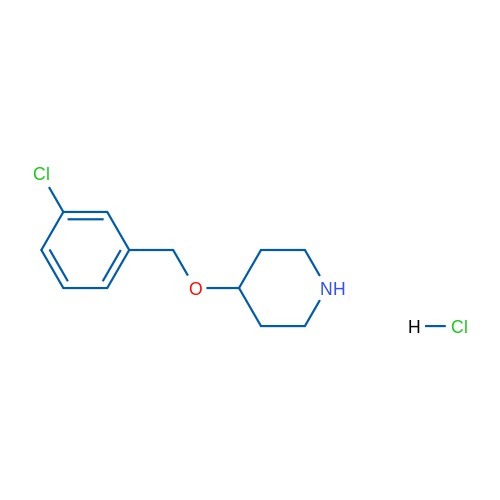 4-((3-Chlorobenzyl)oxy)piperidine hydrochloride 1g