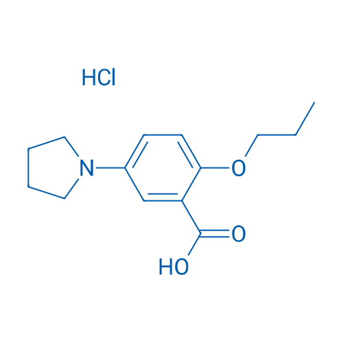 2-Propoxy-5-(pyrrolidin-1-yl)benzoic acid hydrochloride 5g