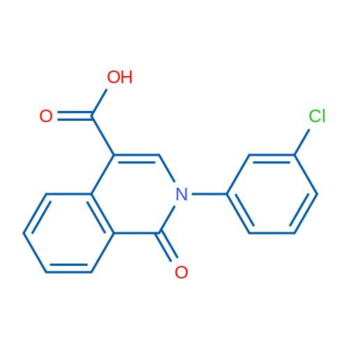 2-(3-Chlorophenyl)-1-oxo-1,2-dihydroisoquinoline-4-carboxylic acid 1g