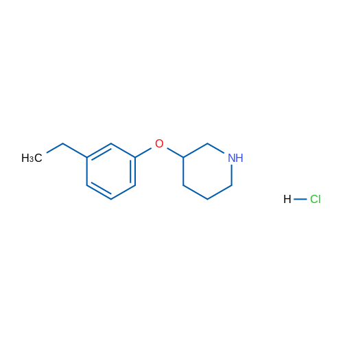 3-(3-Ethylphenoxy)piperidine hydrochloride 1g