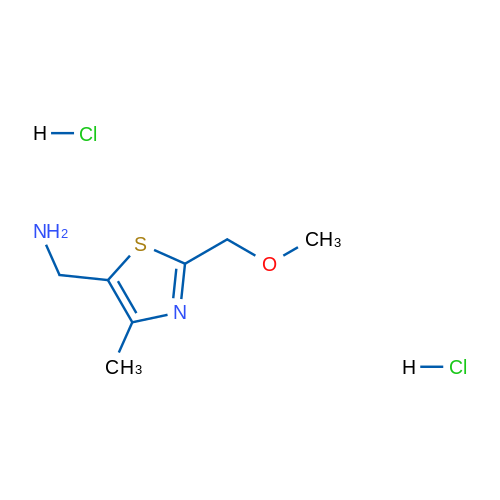 {[2-(methoxymethyl)-4-methyl-1,3-thiazol-5-yl]methyl}amine dihydrochloride 1g