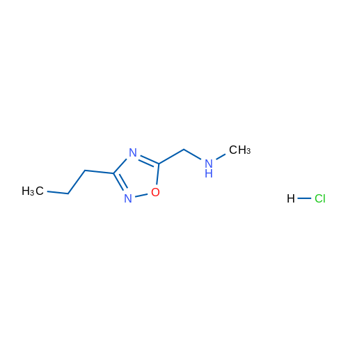 N-Methyl-1-(3-propyl-1,2,4-oxadiazol-5-yl)methanamine hydrochloride 5g