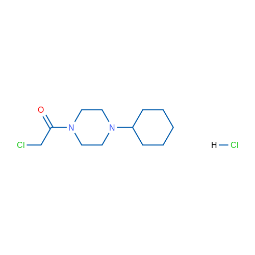 2-Chloro-1-(4-cyclohexylpiperazin-1-yl)ethanone hydrochloride 5g