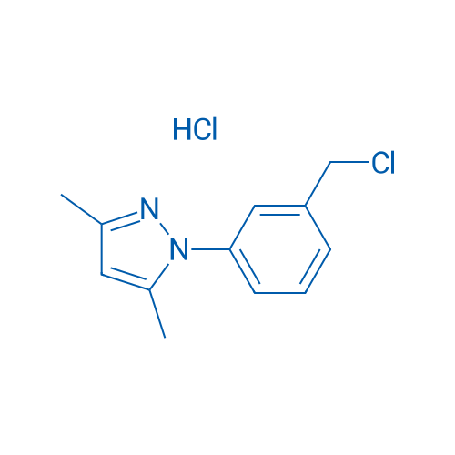 1-(3-(Chloromethyl)phenyl)-3,5-dimethyl-1H-pyrazole hydrochloride 5g