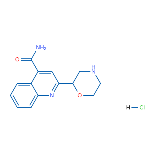 2-(Morpholin-2-yl)quinoline-4-carboxamide hydrochloride 1g