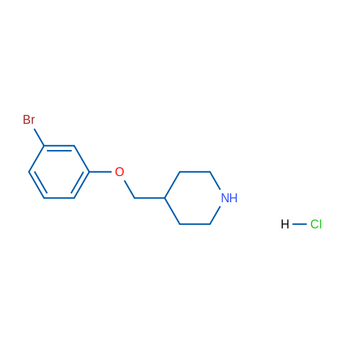 4-((3-Bromophenoxy)methyl)piperidine hydrochloride 1g