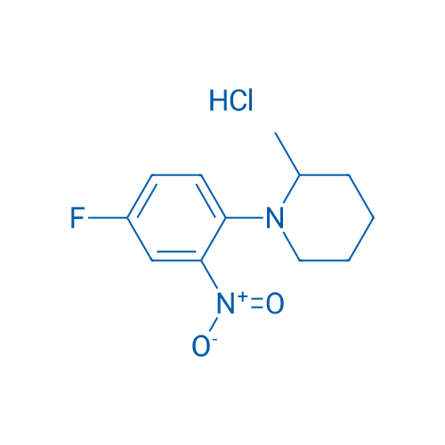 1-(4-Fluoro-2-nitrophenyl)-2-methylpiperidine hydrochloride 5g