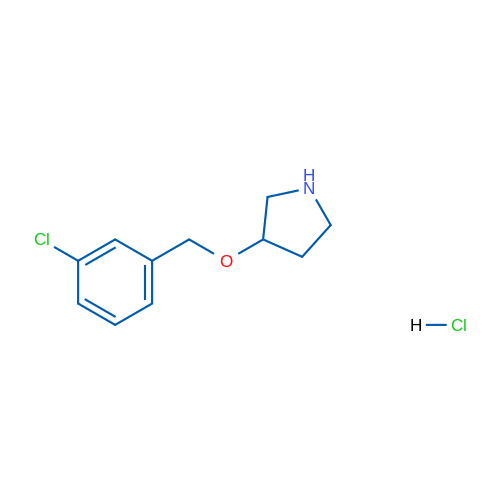 3-((3-Chlorobenzyl)oxy)pyrrolidine hydrochloride 5g