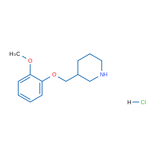 3-((2-Methoxyphenoxy)methyl)piperidine hydrochloride 1g