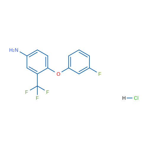 4-(3-Fluorophenoxy)-3-(trifluoromethyl)aniline hydrochloride 1g