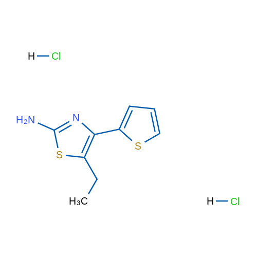 5-Ethyl-4-(thiophen-2-yl)thiazol-2-amine dihydrochloride 5g