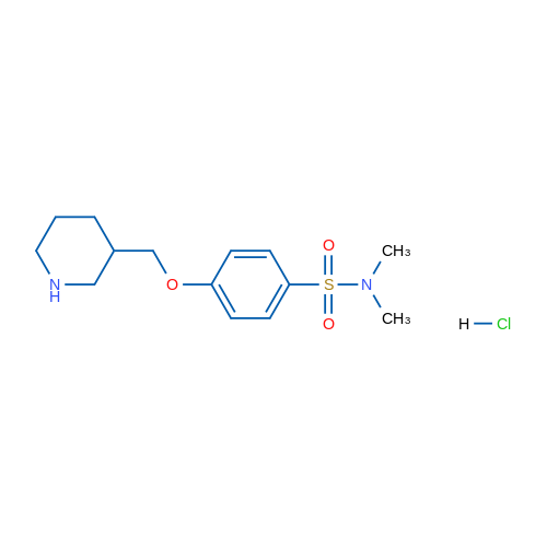 N,N-dimethyl-4-(piperidin-3-ylmethoxy)benzenesulfonamide hydrochloride 1g