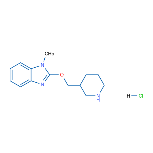 1-Methyl-2-(piperidin-3-ylmethoxy)-1H-benzo[d]imidazole hydrochloride 1g