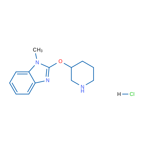 1-Methyl-2-(piperidin-3-yloxy)-1H-benzo[d]imidazole hydrochloride 1g