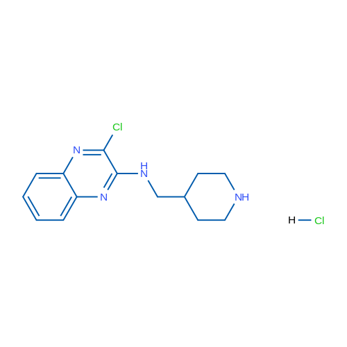 3-Chloro-N-(piperidin-4-ylmethyl)quinoxalin-2-amine hydrochloride 1g