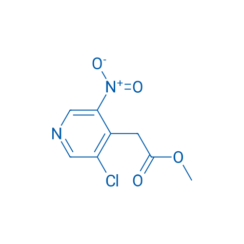 Methyl 2-(3-chloro-5-nitropyridin-4-yl)acetate 250mg
