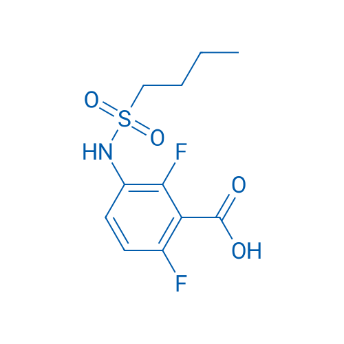 3-(Butylsulfonamido)-2,6-difluorobenzoic acid 1g