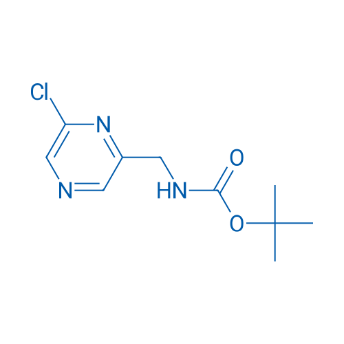 tert-Butyl ((6-chloropyrazin-2-yl)methyl)carbamate 250mg