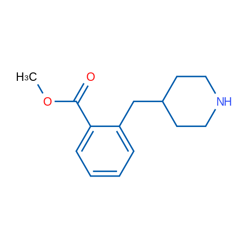 Methyl 2-(piperidin-4-ylmethyl)benzoate 1g