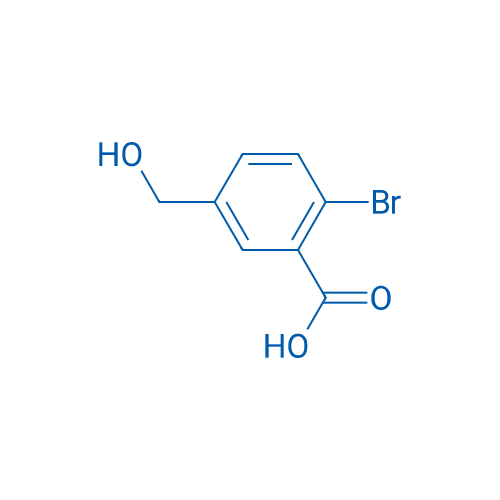 2-Bromo-5-(hydroxymethyl)benzoic acid 250mg