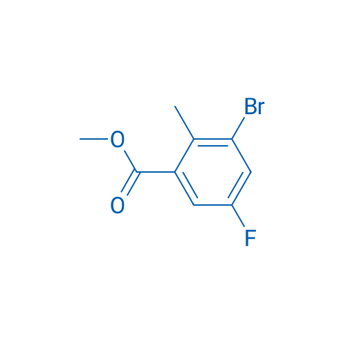 3-Bromo-5-fluoro-2-methyl-benzoic acid methyl ester 1g