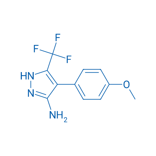 4-(4-Methoxyphenyl)-5-(trifluoromethyl)-1H-pyrazol-3-amine 1g