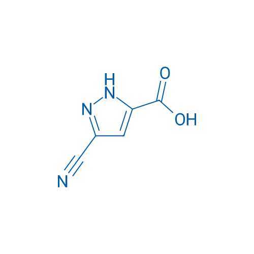 3-Cyano-1H-pyrazole-5-carboxylic acid 100mg