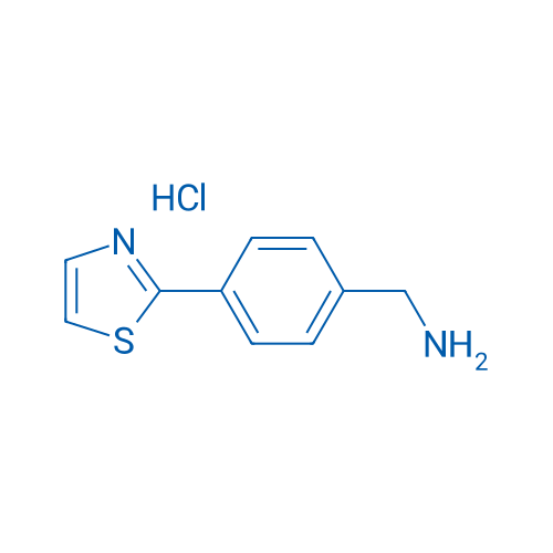 (4-(Thiazol-2-yl)phenyl)methanamine hydrochloride 250mg
