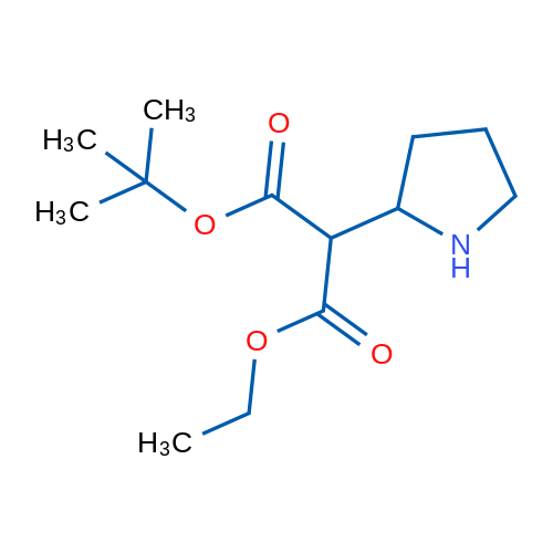 1-tert-Butyl 3-ethyl 2-(pyrrolidin-2-yl)malonate 5g