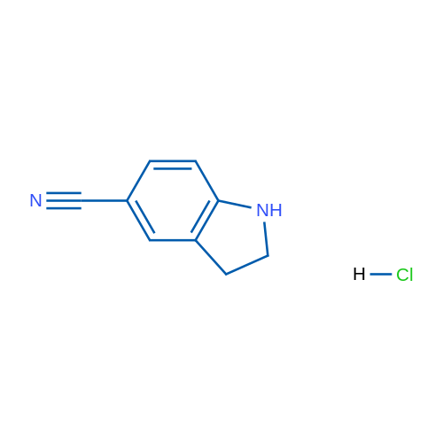 Indoline-5-carbonitrile hydrochloride 1g