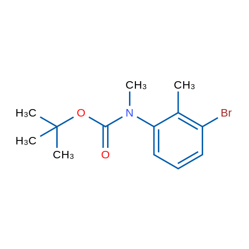 (3-Bromo-2-methyl-phenyl)-methyl-carbamic acid tert-butyl ester 1g