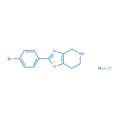 2-(4-Bromophenyl)-4,5,6,7-tetrahydrooxazolo[4,5-c]pyridine hydrochloride 1g