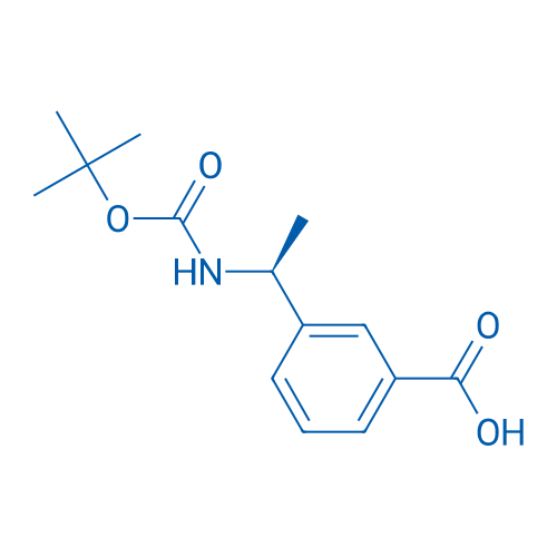 (S)-3-(1-((tert-Butoxycarbonyl)amino)ethyl)benzoic acid 250mg