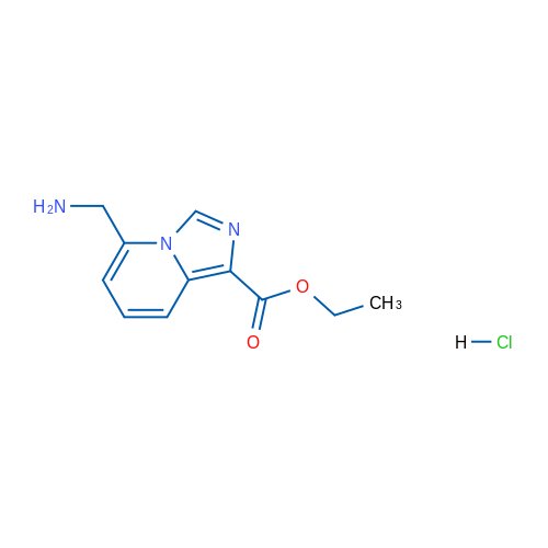 Ethyl 5-aminomethyl-imidazo[1,5-a]pyridine-1-carboxylate hydrochloride 1g