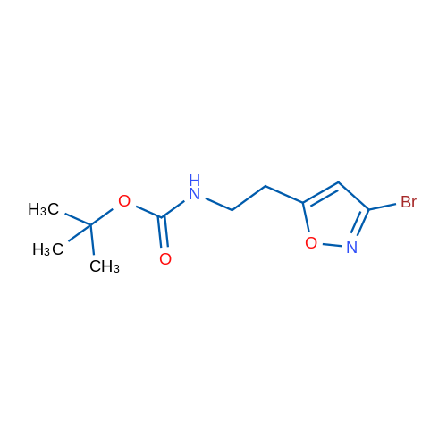 [2-(3-Bromo-isoxazol-5-yl)-ethyl]-carbamic acid tert-butyl ester 1g