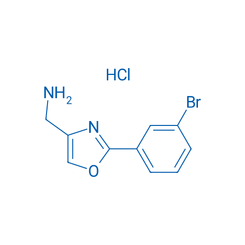 (2-(3-Bromophenyl)oxazol-4-yl)methanamine hydrochloride 1g