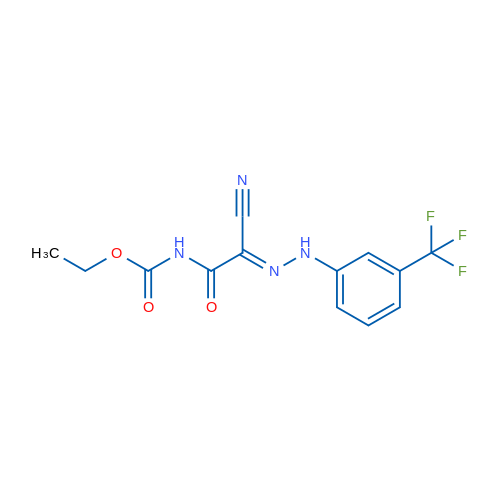 Ethyl N-[(E)-cyano({2-[3-(trifluoromethyl)phenyl]hydrazin-1-ylidene})carbonyl]carbamate 1g