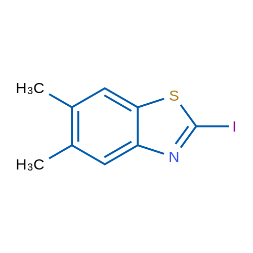 2-Iodo-5,6-dimethylbenzo[d]thiazole 1g