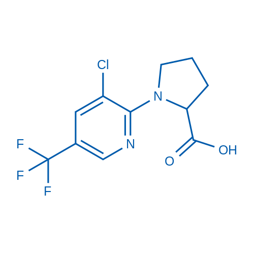 1-(3-Chloro-5-(trifluoromethyl)pyridin-2-yl)pyrrolidine-2-carboxylic acid 1g