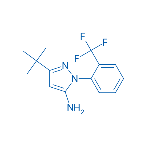 3-(tert-Butyl)-1-(2-(trifluoromethyl)phenyl)-1H-pyrazol-5-amine 1g