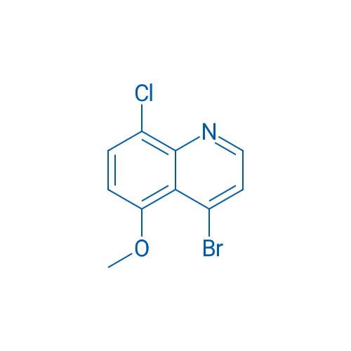 4-Bromo-8-chloro-5-methoxyquinoline 250mg