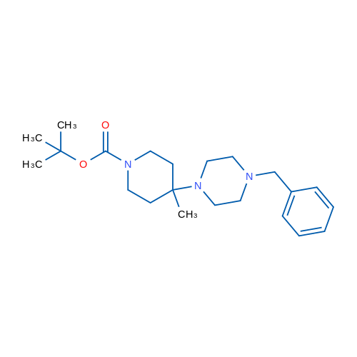 tert-Butyl 4-(4-benzylpiperazin-1-yl)-4-methylpiperidine-1-carboxylate 1g