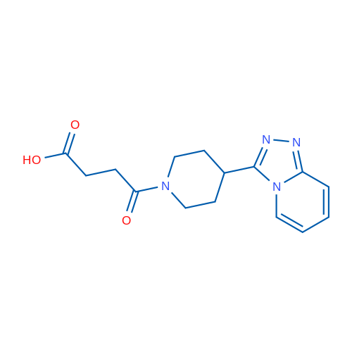 4-(4-([1,2,4]Triazolo[4,3-a]pyridin-3-yl)piperidin-1-yl)-4-oxobutanoic acid 5g