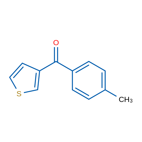 3-(4-Methylbenzoyl)thiophene 1g