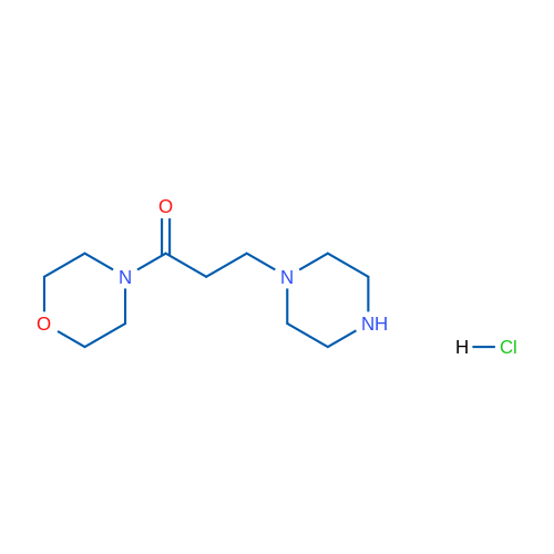 1-Morpholino-3-(piperazin-1-yl)propan-1-one hydrochloride 1g